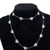 Four-leaf Clover Necklace Sweater Chain Titanium Steel Non-fading Accessible Luxuryfashion Necklace