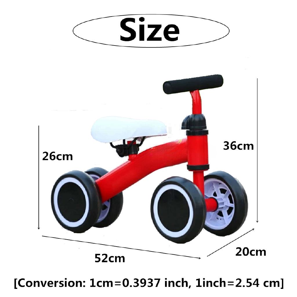 1-3 years Toddler Tricycle Bike Baby Balance Bike Child Learn To Walk Get Sense No Foot Pedal Riding Toys for Kids Baby