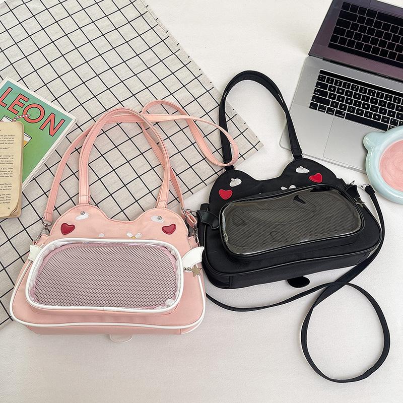 Japanese Fashion Cute Anime Itabag Kawaii Small Versatile Original Pin Display Ita Shoulder Bags Girls Commuting Messenger Bag