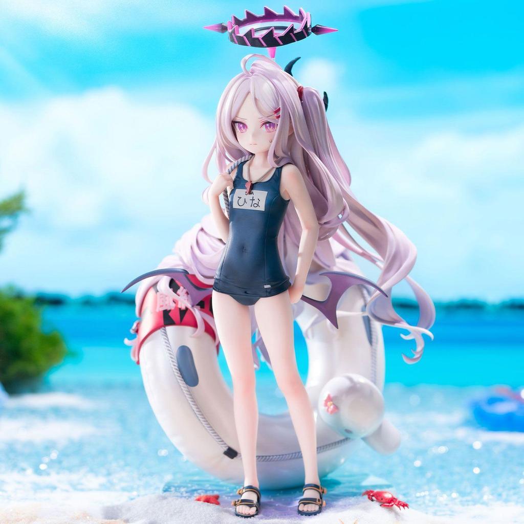 Cartoon Kongzaki Rina Azure Archive Girl Anime Handmade Sculpture Model Gift
