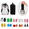 Halloween Party Decorations 3D Printed Spiral Cone Toy with Animal/Pumpkin/Ghost/ Hat Pattern Design Stress Cute Rabbit Piglet Collectibles