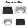 Foot Floor Drain Strainer Bounce Type Square Shower Floor Drain Prevent Backflow Shower Floor Drain Hair Strainer