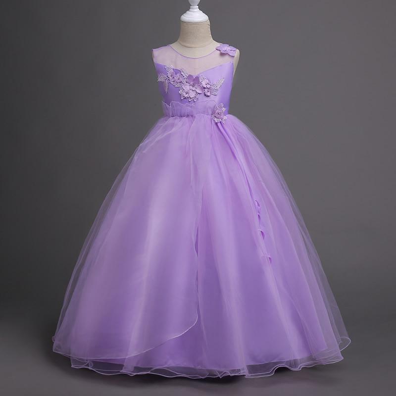 Buy Girls Party Flower Kids Ball Gown Clothing Wedding Princess One-Piece  Dress at affordable prices  free shipping, real reviews with photos  Joom
