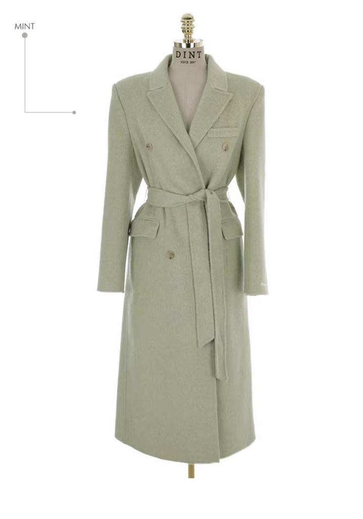 High-End Women's Double-Sided Cashmere Wool Coat - Loose Fit for Autumn/Winter