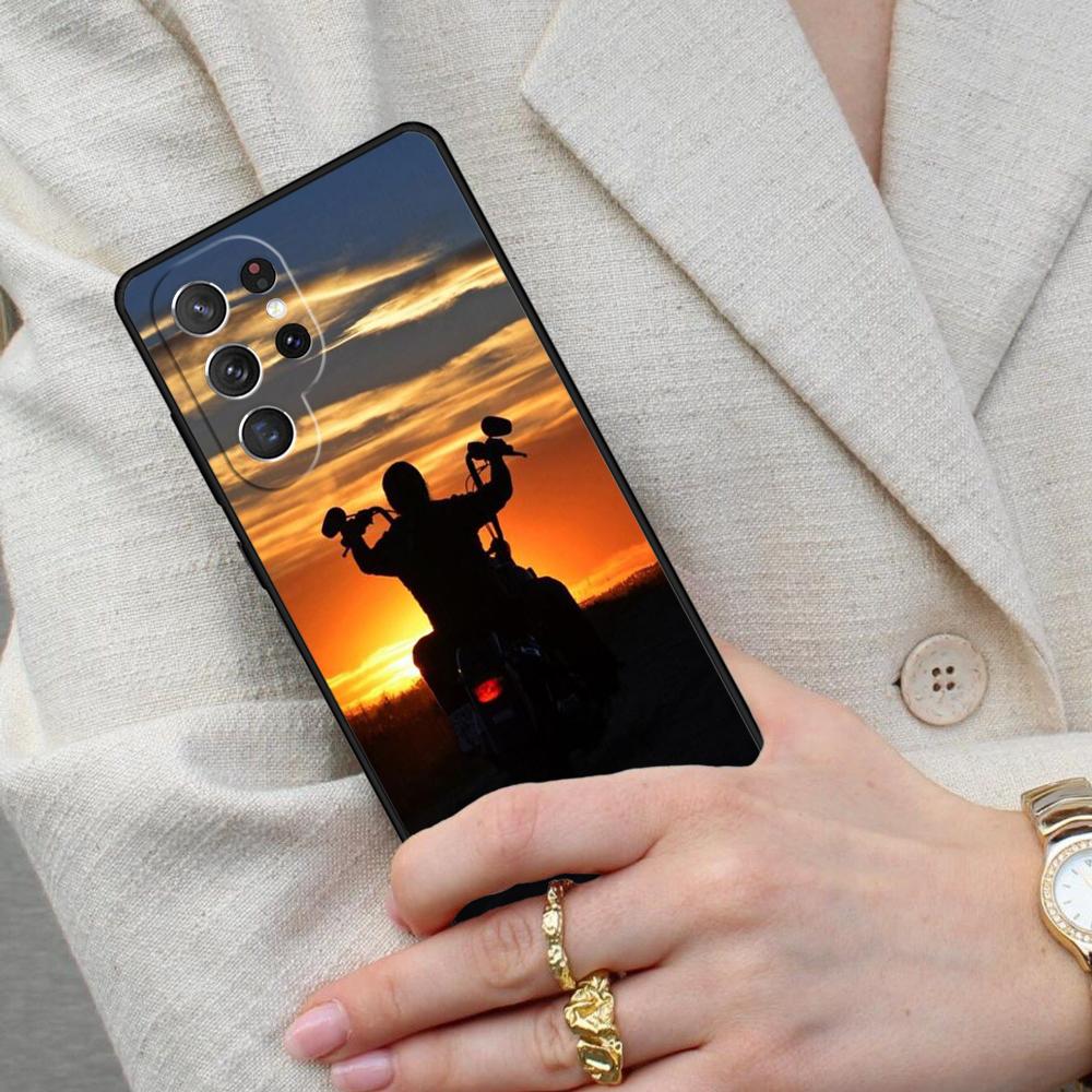 Moto Cross Motorcycle Sports Cell Phone Case for Samsung Galaxy S26 Ultra S25 S24 S23 S22 S21 S20 Note10 Cover