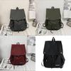 Minimalist Oxford Cloth Backpack For Travel With Feature For Unisex Casual Use