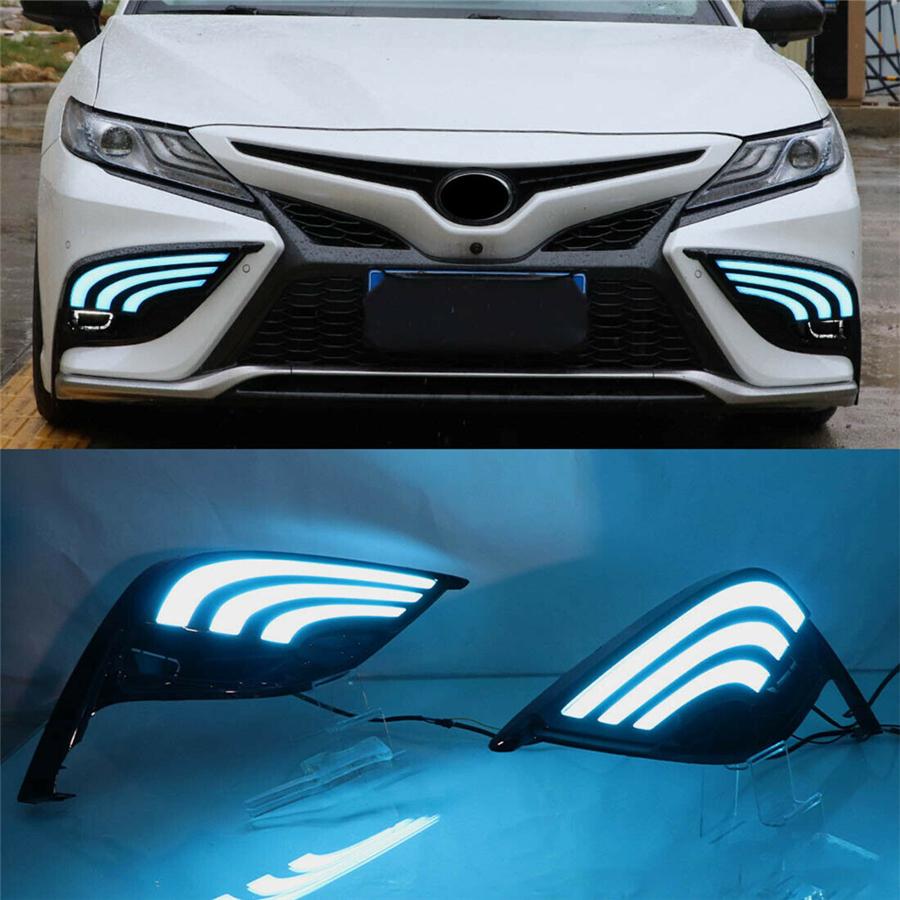 3Color DRL Daytime Running Light Bezel For Toyota Camry XSE SE 2021+ DC12V