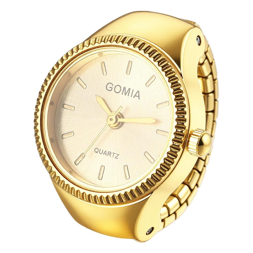 Ring Watch Women's Cute Stylish Stainless Steel Ring Free Size Quartz Fashion Accessory - Birthday Christmas Valentine's Day Gift