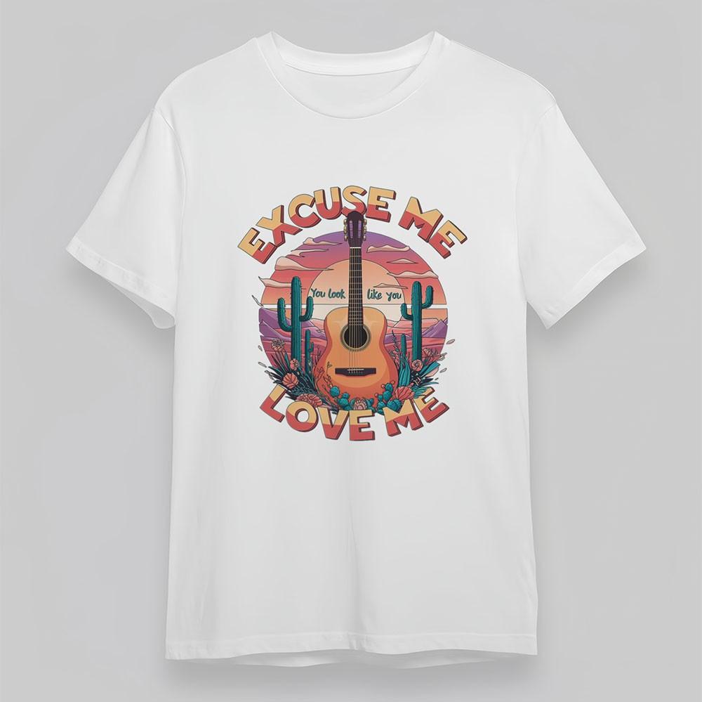 

Women s Oversize T-Shirt You Look Like You Love Me Tee Short Soft Cotton White XL