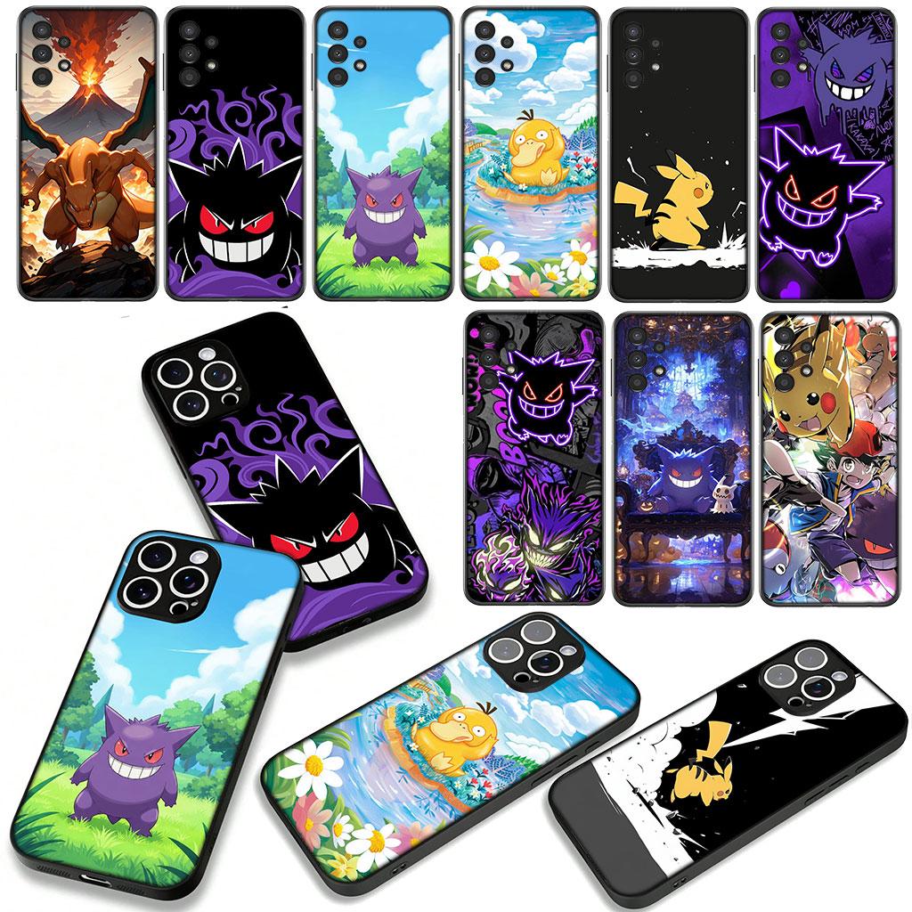 P-Pokemons GO P-Pikachus Gengar Phone Cover for Xiaomi Redmi Note 11 15 9 10 Pro Plus 8 A5 9A 9T 10A 10C 9C NFC 15C 8T Case