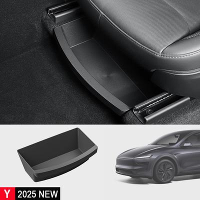 Tesmayx Under Seat Storage for Tesla 2026 New Model Y Juniper Launch Drawer Type Lower Umbrella Tissue Box Case