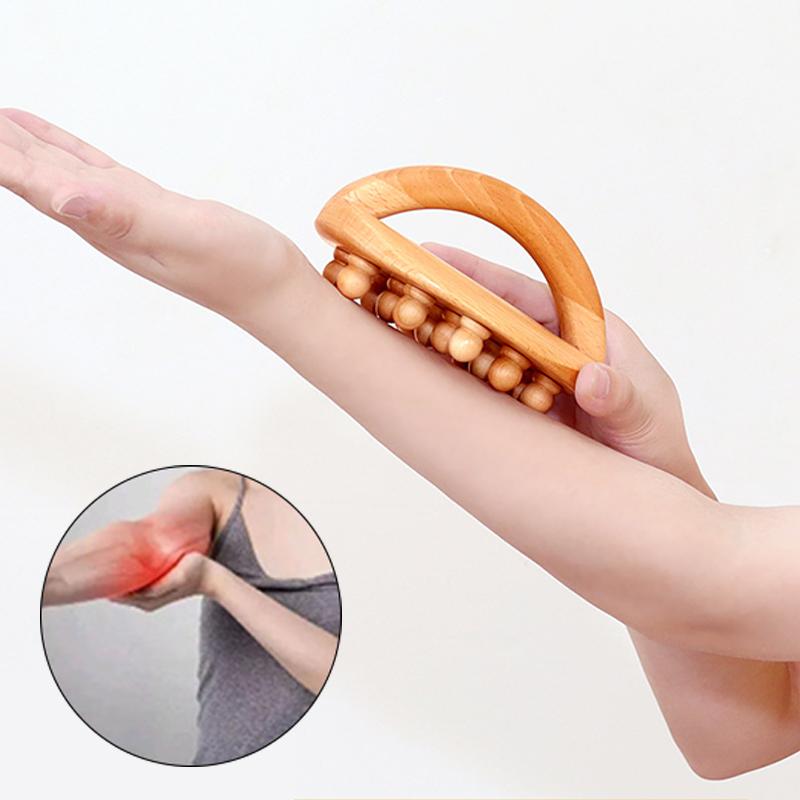 Wood Therapy Fascia Release Massage Tools Wooden Massage Brush Gua Sha Body Sculpting Tool Smooth The Meridians And Massage