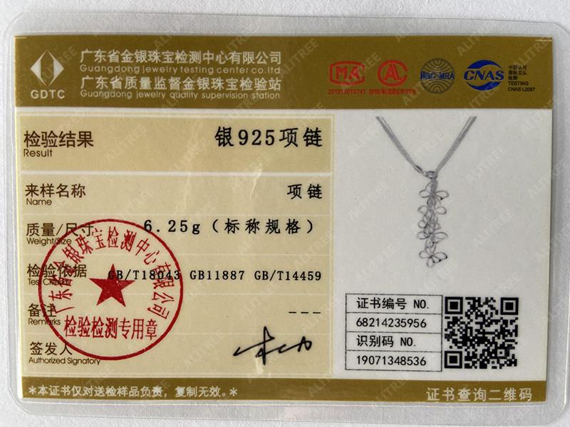 Bijuterii colier cu lanț cu șarpe cu cinci fluturi din argint 925