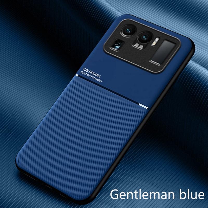 xiomi mi11 ultra case leather texture magnetic car holder phone covers for xiaomi mi 11 ultra 2021 soft silicon shockproof coque