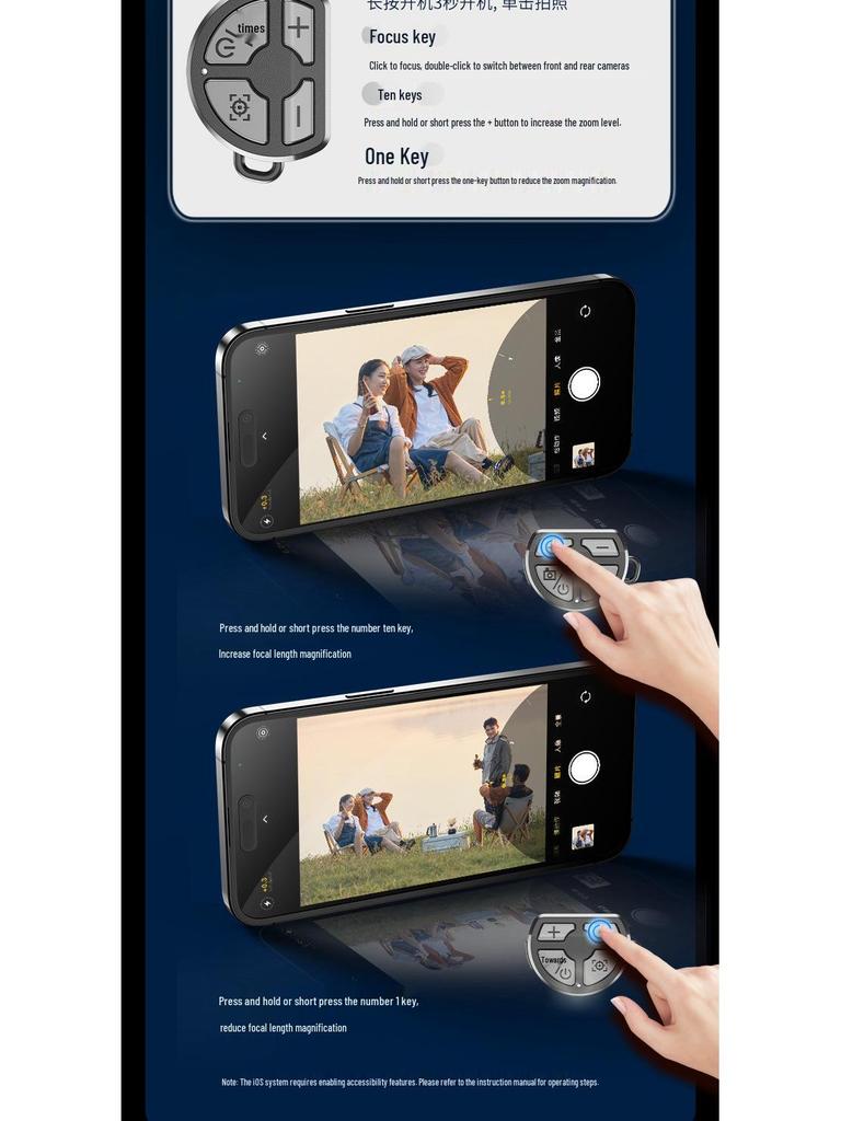 Compact 360° Rotating Selfie Stick with Bluetooth Remote for Live Streaming and Photography