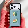Cute Avocado Cartoon Phone Case for iPhone 17 16 15 14 13 Pro Max Back Cover for 12 11 Pro Coque
