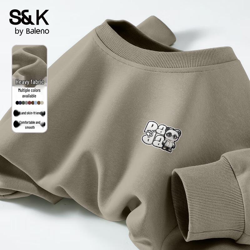 Baleno S&K Series Unisex Panda Print Crewneck Sweatshirt