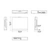 Uniview NVR501-08B-DT NVR a 10 canali e 1 alloggiamento spina CN (adattatore incluso)