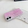 For iPhone 17 Case TPU Drop Protection Epoxy Glittery Sequins Phone Cover