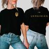 2025 retro Ik ben Oekraïens T-shirt Oekraïne Drietand Grafisch T-shirt Zelensky Oekraïens Patriottisch Shirt Ucrania Vlag 2-zijdige Print T-shirt