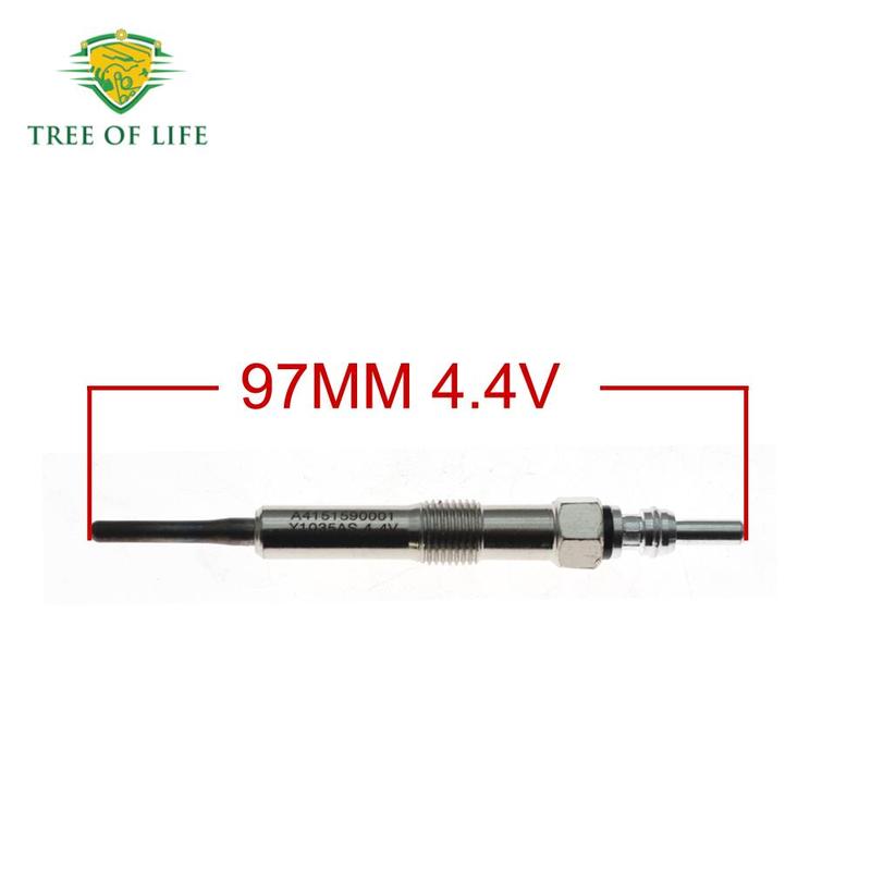 4X Glow Plugs 4.4V For Renault Captur Clio III IV Megane III IV Kangoo Scenic Logan Twingo 1.5 DCi 110651186R 8660001621