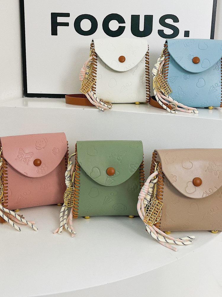 Zestaw DIY Kolorowy Mini Portfelik na Monety i Telefon Torba Crossbody dla Kobiet