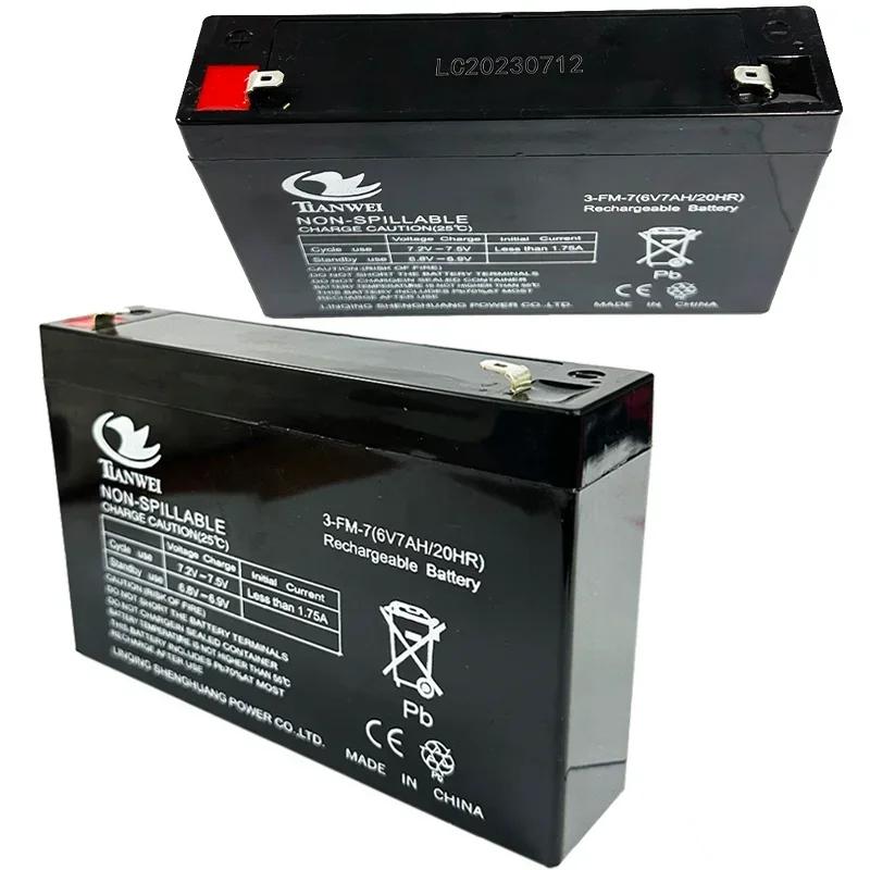100% Nová 6V olověná baterie 7000mAh pro dětská elektrická autíčka, hračky, auta, motorky, dětské kočárky, baterie