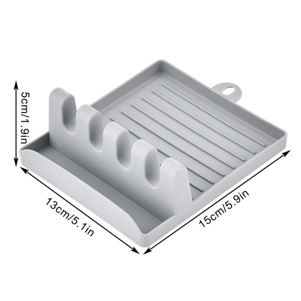 Spoon Rest Kitchen Organizer for Fork Spatula Rack Spoon Holder Stand