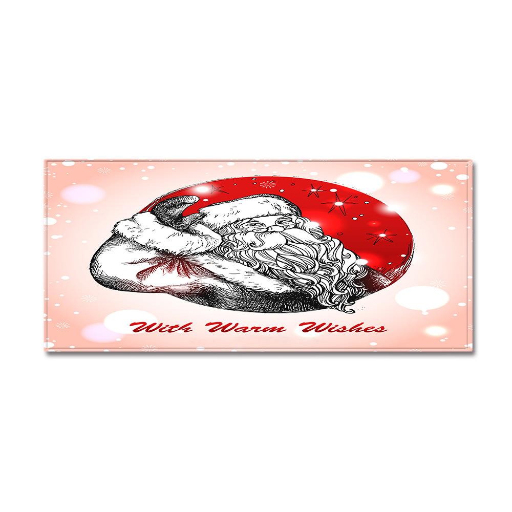 Christmas Kitchen Sand Carpet Doormat Long Floor Mat