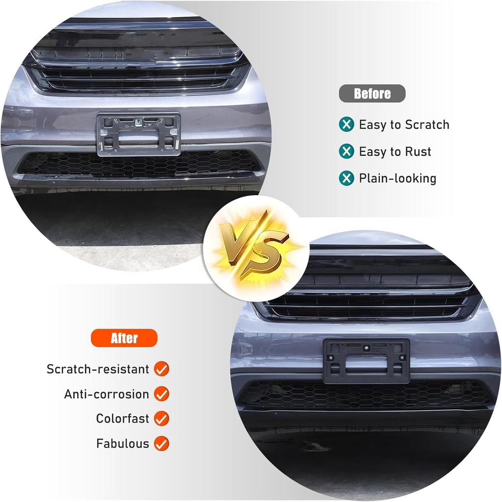 Front License Plate Frame Bracket for Honda Pilot 2019-2022 Accessories Front Bumper License Plate Tag Mounting Bracket Frame Holder Front Bumper Tag