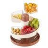 Rotating Spiral Serving Tray Divided Serving Bowls Removable Snack Boxes Organizer for Meal Prep Fruits Nuts Candies Party Treats