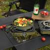 BUERK Camping Stove Double Burner Portable High Firepower Folding Camp Gas Burner Outdoor Bbq Cooking Set Picnic Gas Stove New