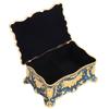 Vintage Jewelry Box Metal Enamel European Style Antique Jewelry Box Versatile Storage Box for Necklaces Bracelets Earring