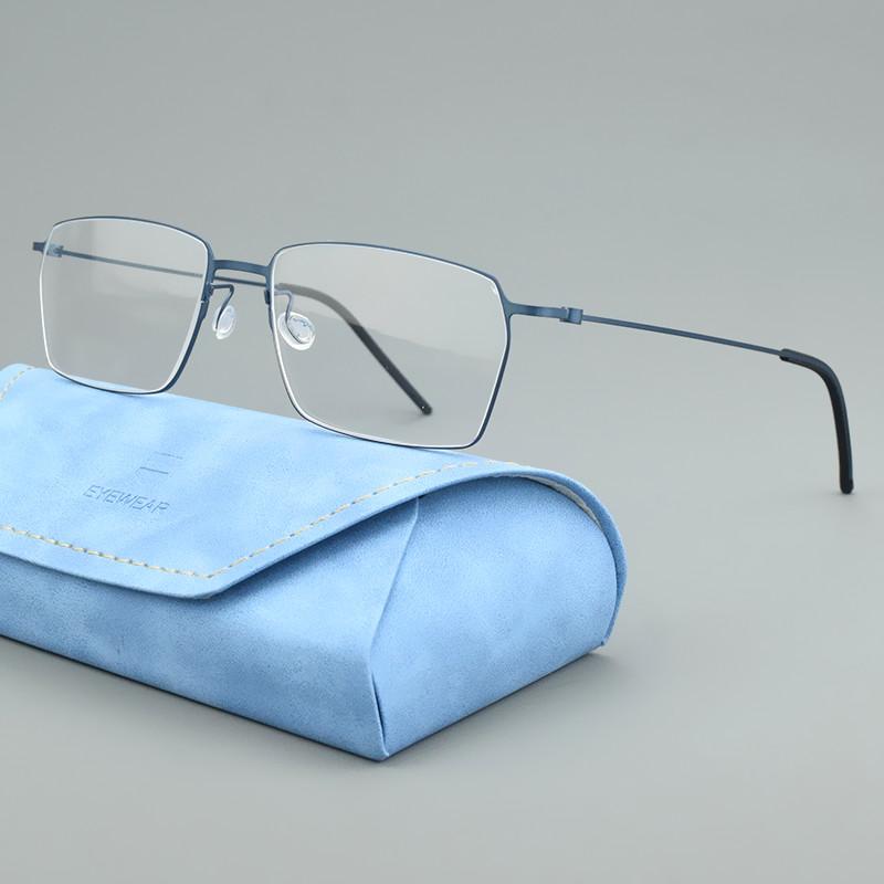 5509 Ultra Light Titanium Glasses Frame Men Retro Square Eyeglasses Woman Eyewear Myopia Optical Prescription Brand Spectacle