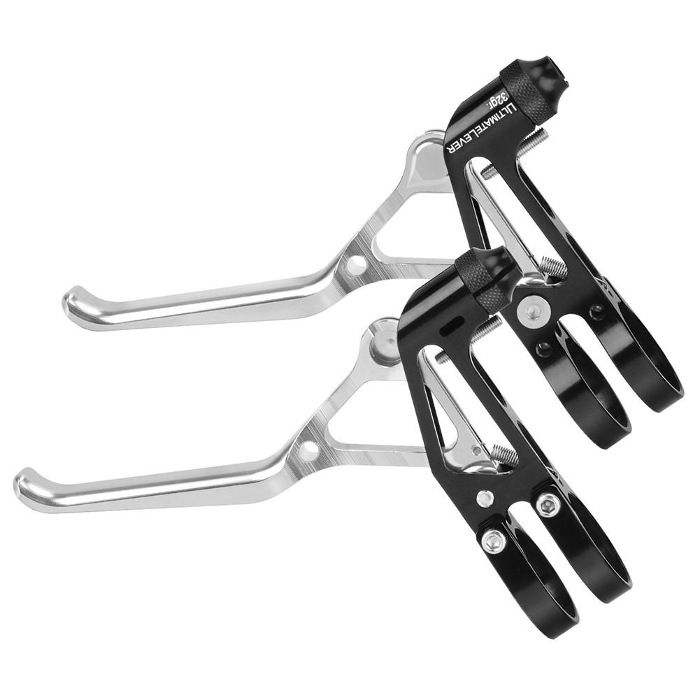 

Customizable Lightweight Brake Handles for Road and For Folding Bicycles Silver
