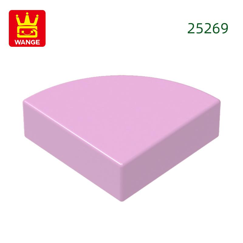 884Pcs/Lot 25269 Tile Round 1x1 Quarter Block Moc Hue Accessories Compatible featuring Brick DIY Children's Plaything Stronge Box