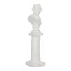 DECORATIVE FIGURINE white bust of Magnesia