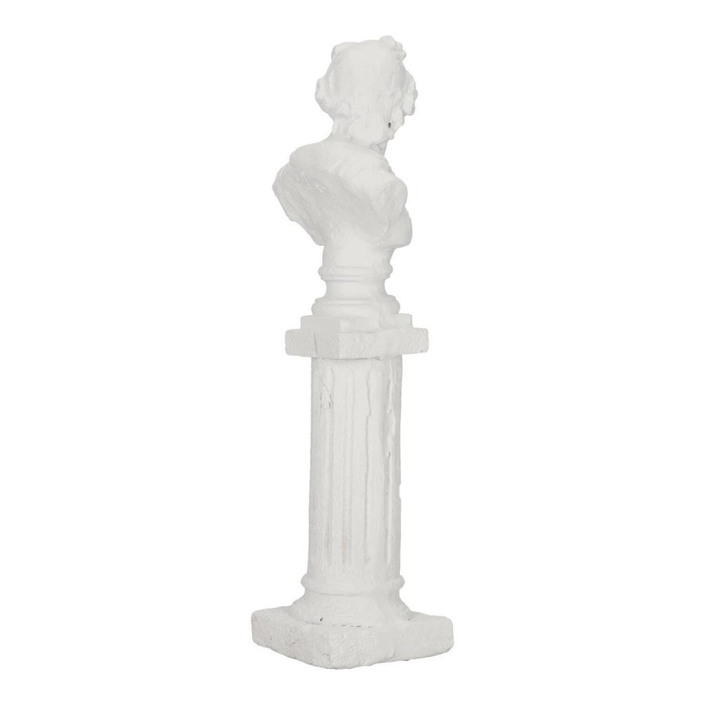 DECORATIVE FIGURINE white bust of Magnesia
