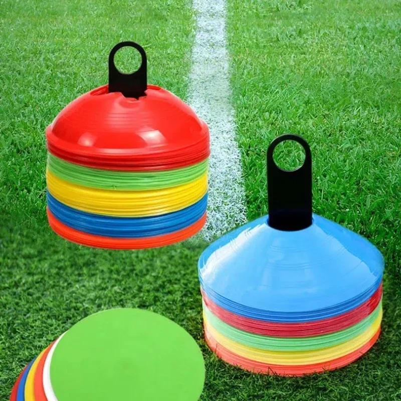 Round Mouth Logo Disc Soccer Trainingequipment  Logo Disc Obstacle Logo Cone Obstacle Disc Soft Durable Equipment Marker Outdoor