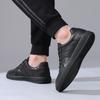 Men's German Training Shoes - 2025 Autumn Collection: Genuine Leather, Versatile & Fashionable White Casual Sneakers