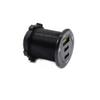 Three-Port Fast Charge QC3.0 USB & Dual PD Car Charger for Cars, Motorcycles, and Boats