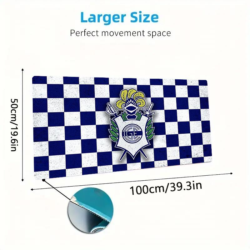 Gimnasia de La Plata Color Mouse Pad Large Gaming Table Cushion Non-slip Laptop Tablet Big Mousepad XXL Mat Mini PC Playmat With Lock edge