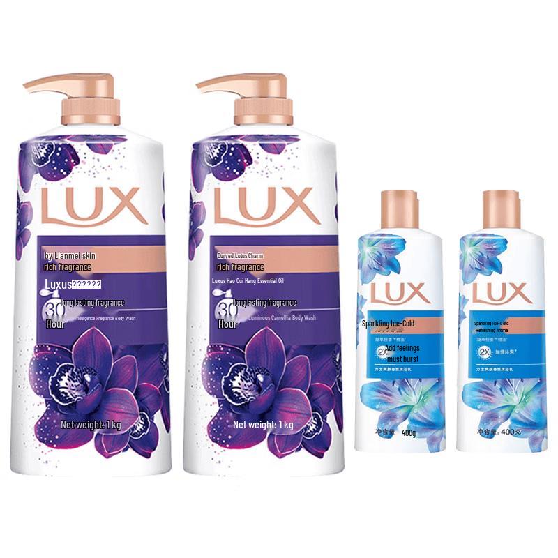 LUX Ароматный гель для душа двойная упаковка
