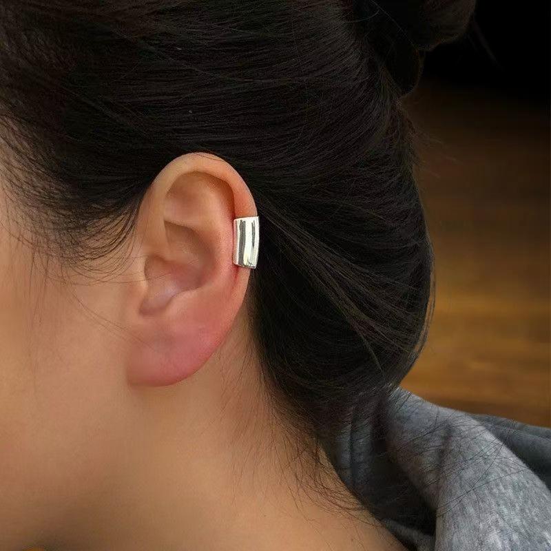 2 ks Klipové náušnice Punkový styl Jednoduché Geometrické Slitina Bez propichování Klip na ucho Pro denní nošení Šperky Dárek