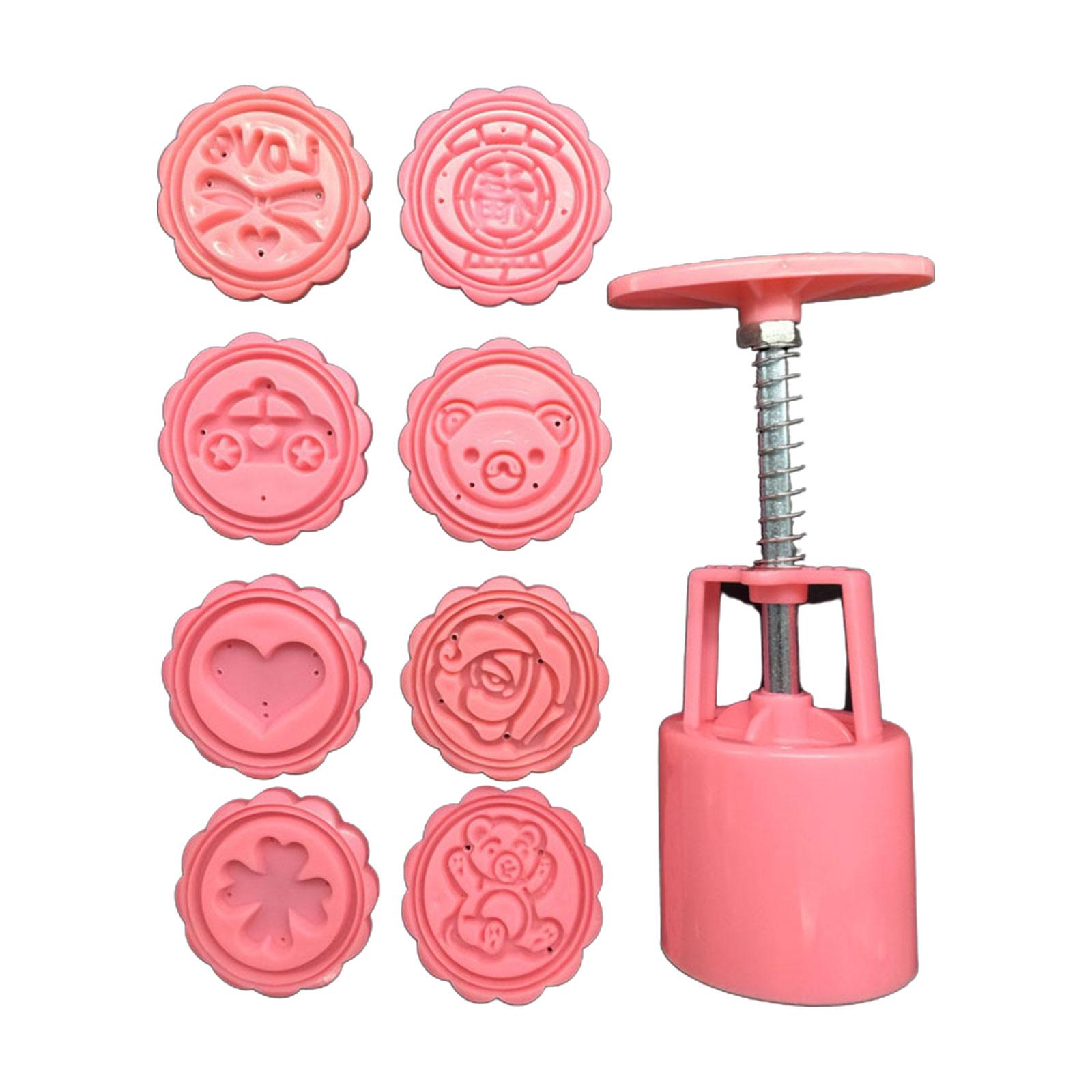 

Fashion 3D Mooncake Mold Mooncake Baking Tools Plastic Mung Bean Cake Molds Suitable for Traditional Celebrations F