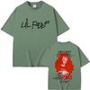 Rapper Lil Peep Hellboy Album Grafica Maglietta Uomo Donna Hip Hop Moda Streetwear Abbigliamento Maschile Casual Oversize Maglietta in Cotone