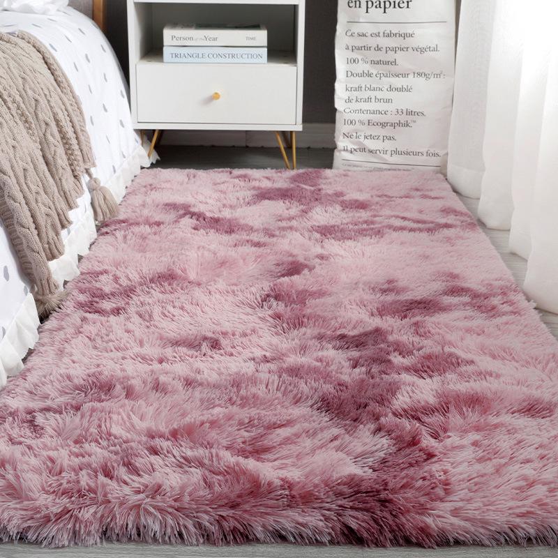 Plush Long Hair Bedside & Living Room Carpet