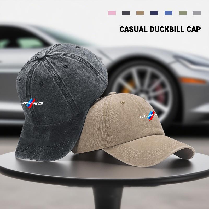 Fashion Car Baseball Cap Visor Sun Hat Unisex Adjustable Sunscreen Hat For BMW Performance E46 E39 E60 F10 F20 F30 F15 F16