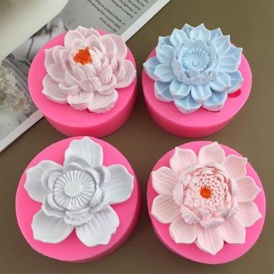 Zhi Shi Kreatives Lotusblumen Silikonform Set