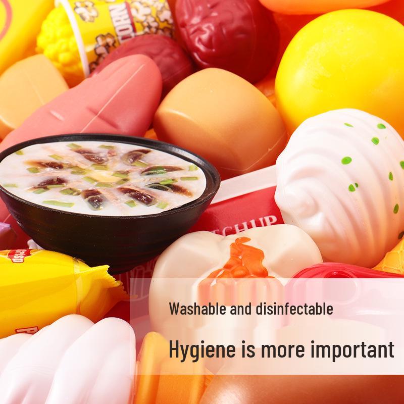 Children's BBQ Playset: Western Kitchen Simulation Food Toys